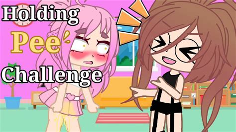 Gacha Holding In Pee Challenge Lesbian Gacha Heat 13 HOT