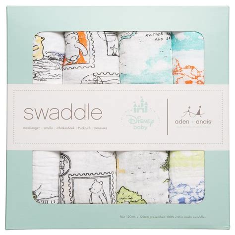Aden And Anais Disney Winnie The Pooh Muslin Swaddle Blankets Pack Of