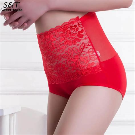 Sexy High Waisted Leggings Slimming Lace Patchwork Women Lingerie In Leggings From Womens