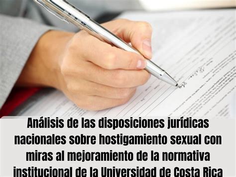 An Lisis De Las Disposiciones Jur Dicas Nacionales Sobre Hostigamiento