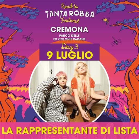 Tanta Robba Festival La Rappresentante Di Lista Parco Colonie Padane