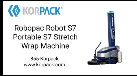 Robopac Robot S7 Portable Stretch Wrap Machine YouTube