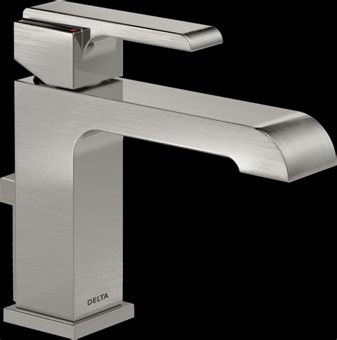 Delta Ara Single Hole Bathroom Faucet With Drain Assembly Single