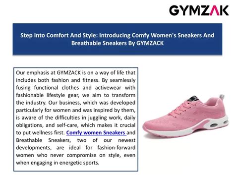 Ppt Step Into Comfort And Style Introducing Comfy Women S Sneakers And Breathable Sneakers By