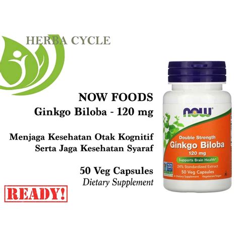 Jual Now Food Ginkgo Biloba Mg Cap Kesehatan Otak Neuro Ginseng