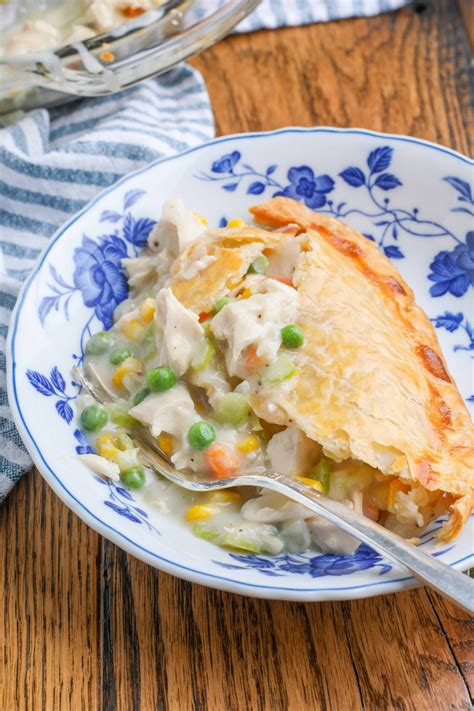 Easy Chicken Pot Pie With Frozen Vegetables Vegetable Recipes