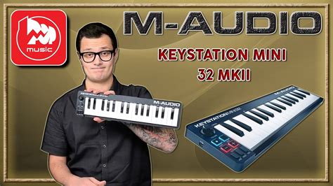 M-AUDIO KEYSTATION MINI 32 MKII - мини миди клавиатура - YouTube