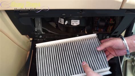 How To Change Interior Cabin Air Filter On Range Rover Sport Youtube