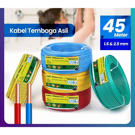 Jual Kabel Tembaga Asli Paling Murah HAKAMITSU Kabel Kawat NYA 1 X 1