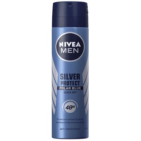 6er Pack NIVEA Men Deospray Silver Protect Polar Blue 150 Ml