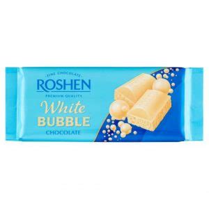 Roshen White Bubble Czekolada biała bąbolada 80g Delikatesy Dwójka