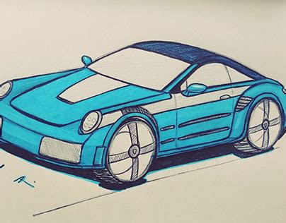 Sketching Cars Projects Photos Videos Logos Illustrations And