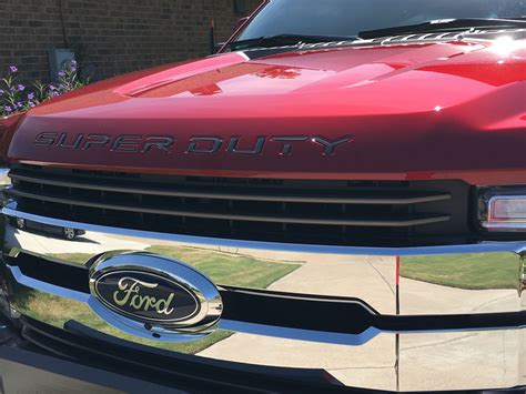 Super Duty Lettering On The Hood And Tailgate Page 2 Ford Truck
