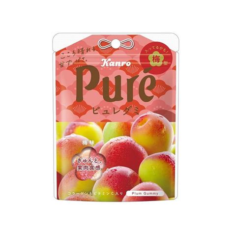 Gummies Plum Pur Kanro Meccha Japan