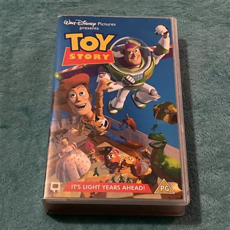 TOY STORY Walt Disney VHS PAL Video Tape Cassette 1995 Buzz Lightyear