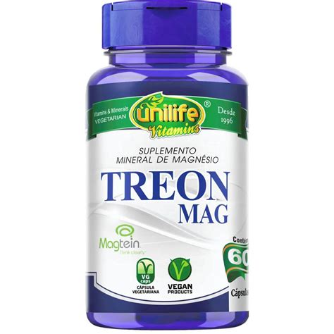 Magnésio L Treonato Treon Mag 710mg 60 cápsulas