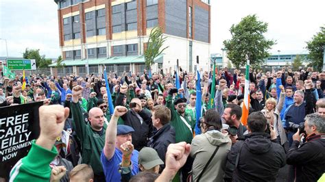 Banned Anti Internment Parade Passes Off Peacefully In Belfast The