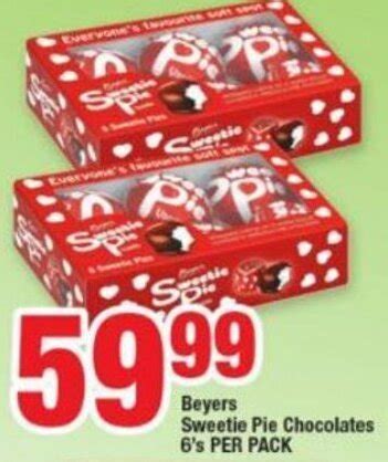 Beyers Sweetie Pie Chocolates 6 S Offer At OK Foods