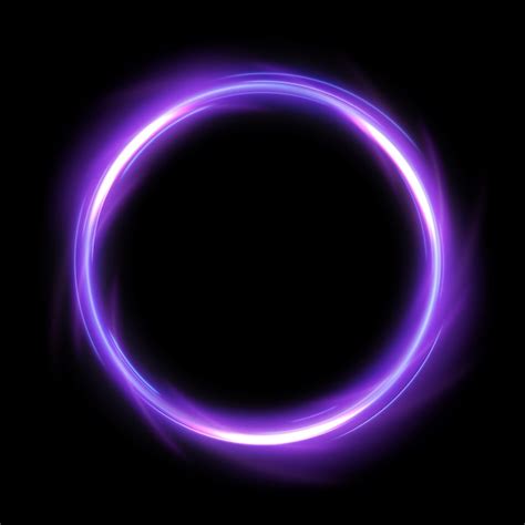 Premium Vector Abstract Glowing Circle Elegant Illuminated Light