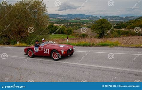 Ermini Gilco Sport Motto On An Old Racing Car In Rally Mille