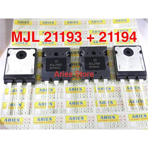 Transistor MJL21193 MJL21194 ORIGINAL 1 SET | Lazada PH