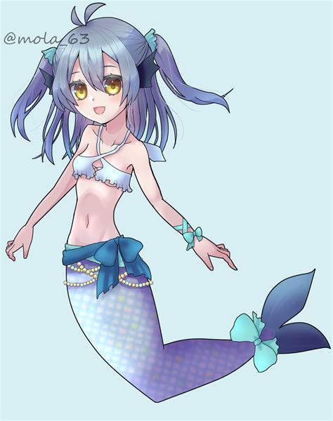 人魚の女の子（立ち絵素材） Skima（スキマ）