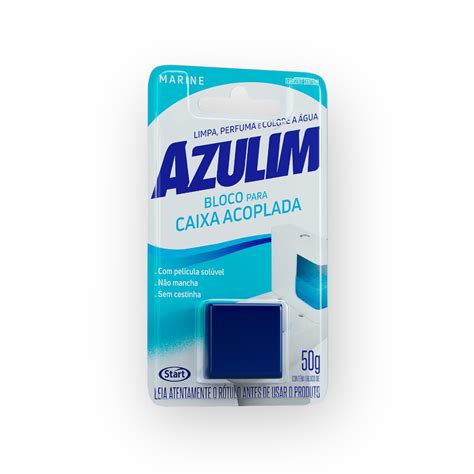 BLOCO SANITARIO CAIXA ACOPLADA AZULIM MARINE 50G E Limpou