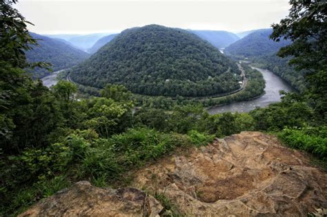 New River From Concho Overlook West Virginia Explorer