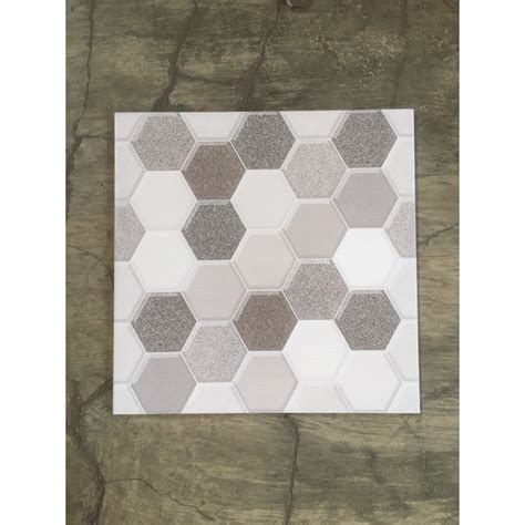 Jual Keramik Lantai Dinding Ukuran 40x40 Hexagonal Ikad Kw3 Sx64656