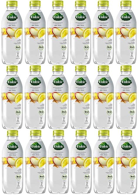 Volvic Essence BIO Apfel Zitrone Ingwer 18 X 750ml Inc EINWEG Pfand