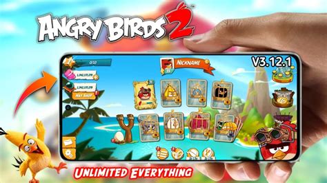 Angry Birds 2 Mod Apk Unlimited Everything V3121 Download 2023 Youtube