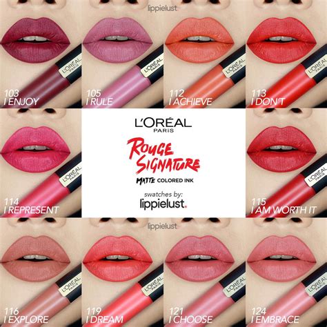 Loreal PARIS ROUGE SIGNATURE LIQUID MATTE LIPSTICK Shopee Philippines