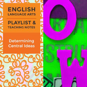 Determining Central Ideas Playlist And Teaching Notes By Wisewire