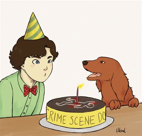 Sherlock Happy Birthday Cake