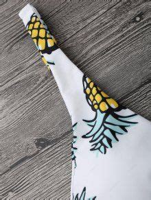 POPULAR 2018 High Cut Pineapple Print Bikini Set In LIGHT GREEN M ZAFUL