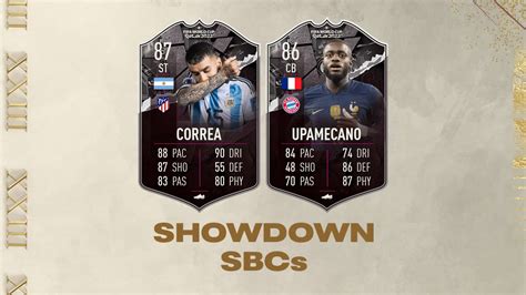 Fifa 23 SBC Ángel Correa Showdown World Cup