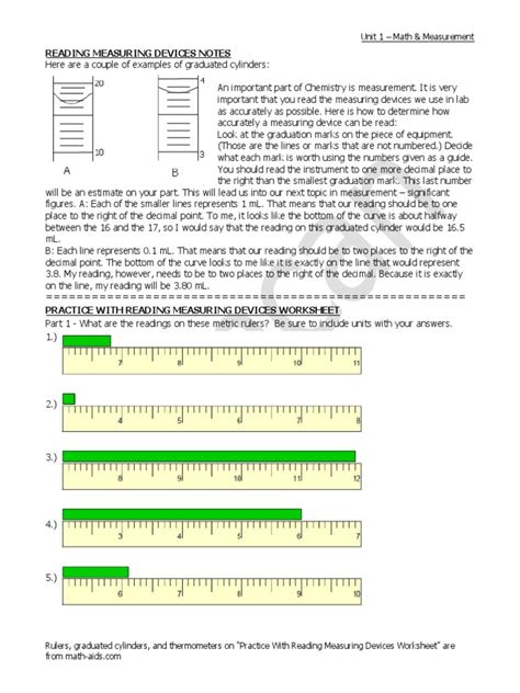 Measuring Volume Of Liquids Lesson Plan