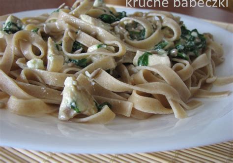 Tagliatelle Z Kurczakiem Szpinakiem I Serem Feta DoradcaSmaku Pl