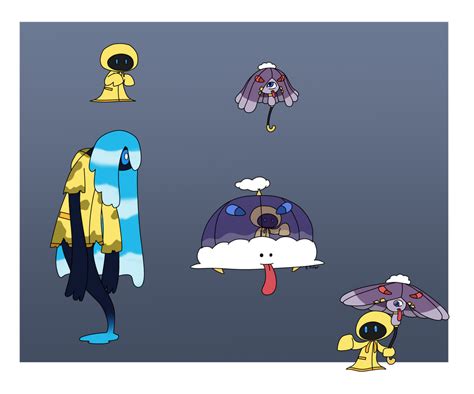 Fakemon Rain Buddies By Usaritsu On Deviantart