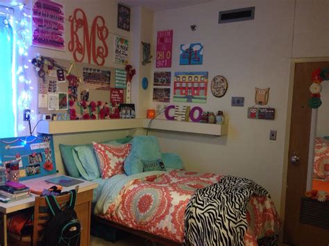 Dream Dorm Room with Stylish Bedding