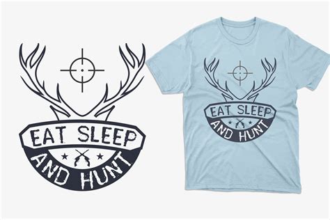 Hunting T Shirt Design With Deer Graphic By Masum Bhuiyan · Creative