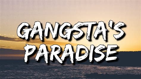 Coolio Gangstas Paradise Lyrics Ft Lv 4k Youtube