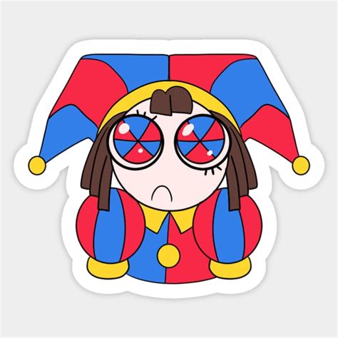 Pomni The Amazing Digital Circus The Amazing Digital Circus Sticker Teepublic