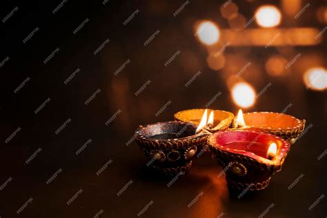 Premium Photo Diya Oil Lamps For The Diwali Festival