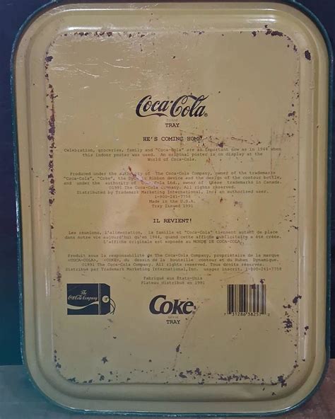 Bandeja Vintage Coca Cola Formato Retangular Elo