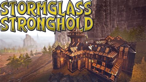 Conan Exiles Stormglass Stronghold Speed Build Isle Of Siptah Youtube