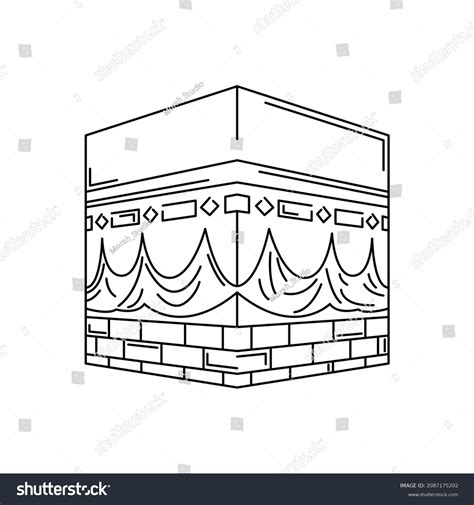 2.509 Hajj Outline Images, Stock Photos & Vectors | Shutterstock