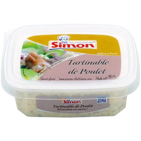 Poulet 150g Tartinable De Poulet Simon Dutriaux