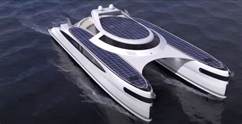 Solar Powered Amphibious Catamaran Superyacht Concept IE