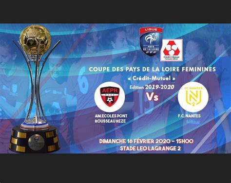 Actualité Affiche du week end club Football AEPR Rezé Football Footeo